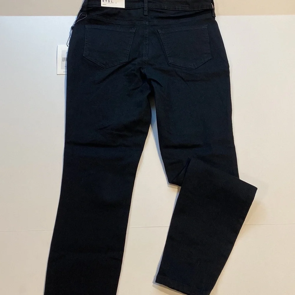 NYDJ SZ 10 Black Denim Skinny Jeans New D31 - Picture 5 of 16